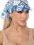 Косынка с козырьком (мозаика/голубая) КК46