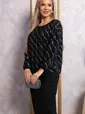 Костюм с юбкой Совершенство форм (черный) К14836-10М