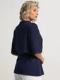 Блуза Мариша НЬЮ (синяя) Б15532-30М