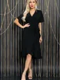 Платье Полина (мерцающий черный) П11779