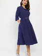 Платье с поясом Доминанта НЬЮ (чернильно-синий) П14343-16М