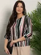 Блуза Люмия (разноцветная полоска) Б15329-3М
