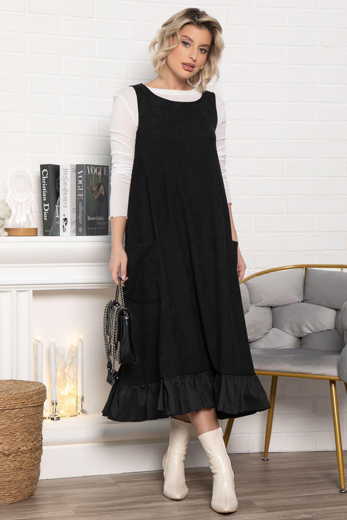 Сарафан бохо (черный) П14983-10М