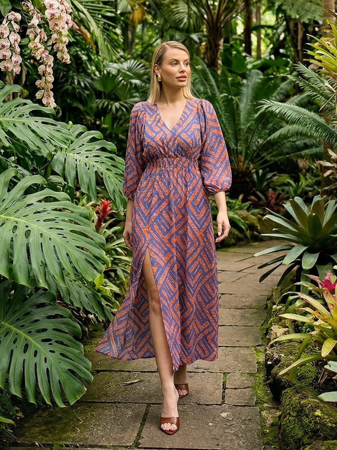 Платье Неповторимая (оранжевое) П15500-34М