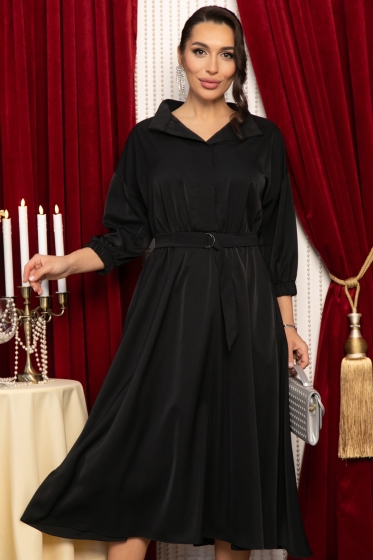 Платье Дамира (черное) П14713-16М Платье Дамира (черное) П14713-16М