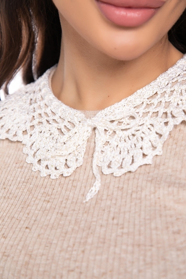 Воротничок ручная вязка В6