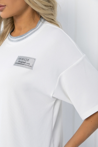 Футболка Ника (белая) Б12940-7М Футболка Ника (белая) Б12940-7М