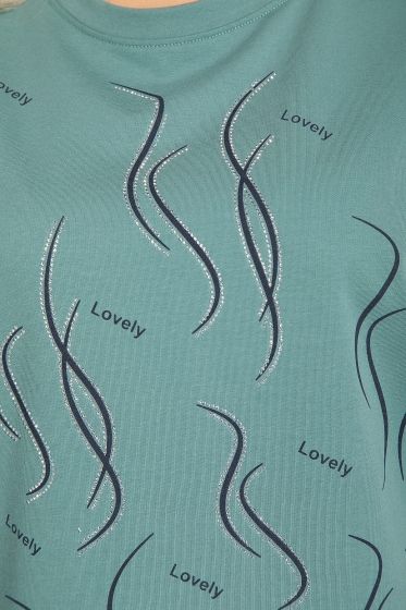 Блуза Симона НЬЮ (олива) Б12590-20