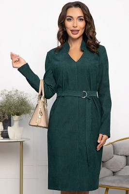 Платье Классическая грация (изумрудное) П13665-19М