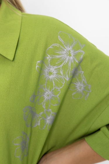 Платье Мирослава (зеленое яблоко) П13702-7М Платье Мирослава (зеленое яблоко) П13702-7М