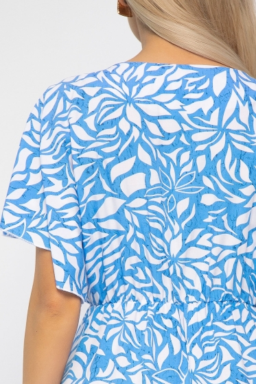 Платье Летнее настроение (голубое) П13728-7М Платье Летнее настроение (голубое) П13728-7М