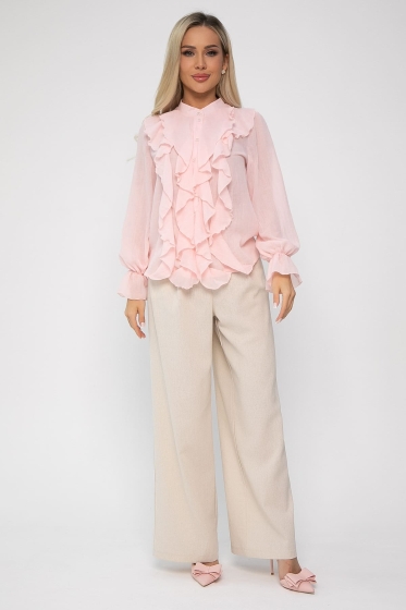 Блуза Розалинда (розовая) Б13685-5М