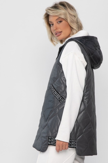 Жилет утепленный Дана Мур (графит) Б14310-18М